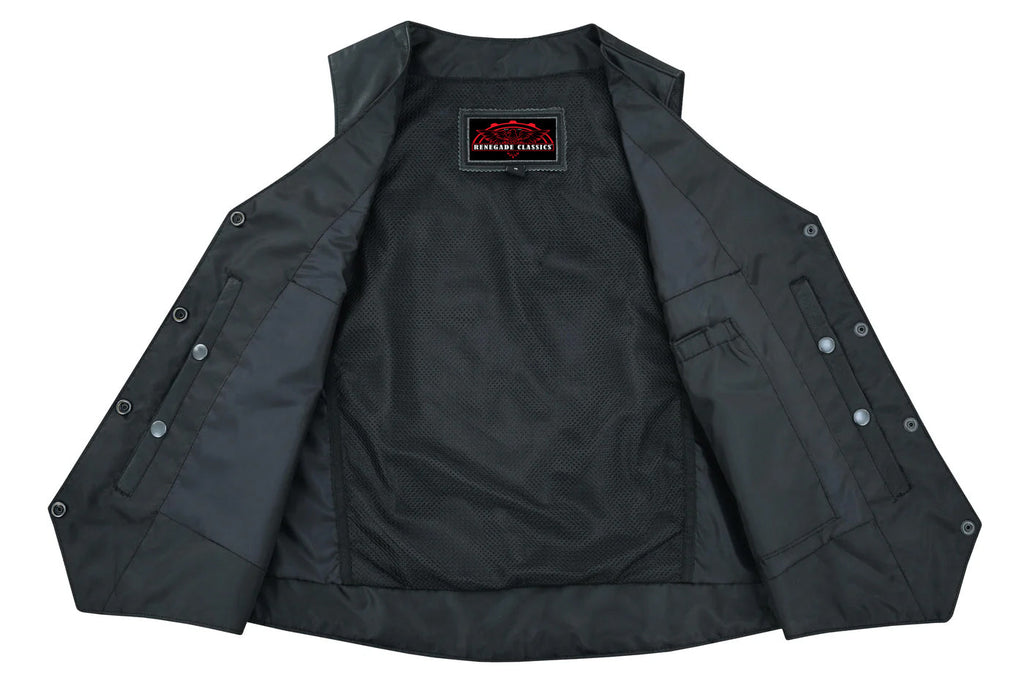 Women's Classic Plain Side Vest