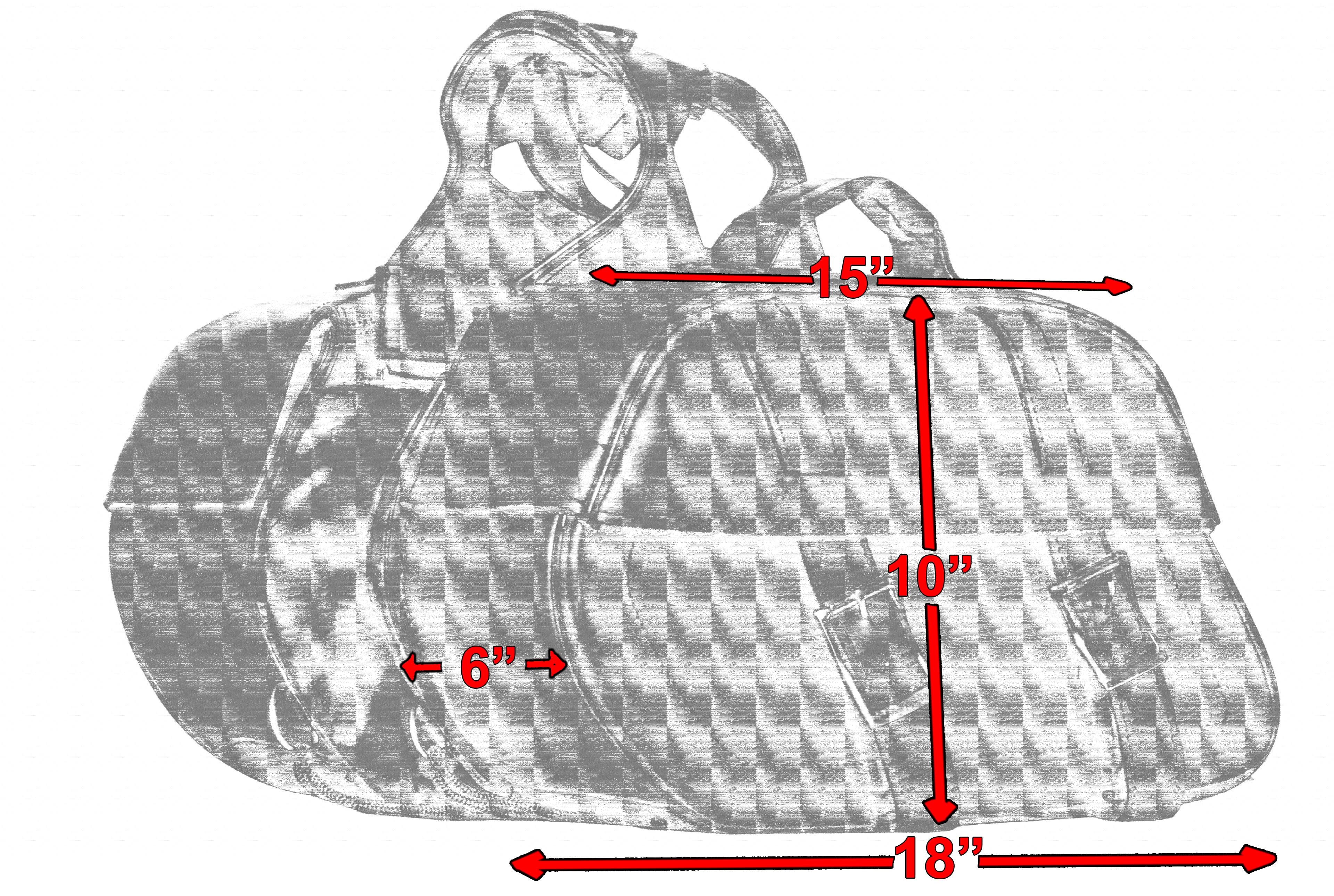 Two Strap Saddle Bag