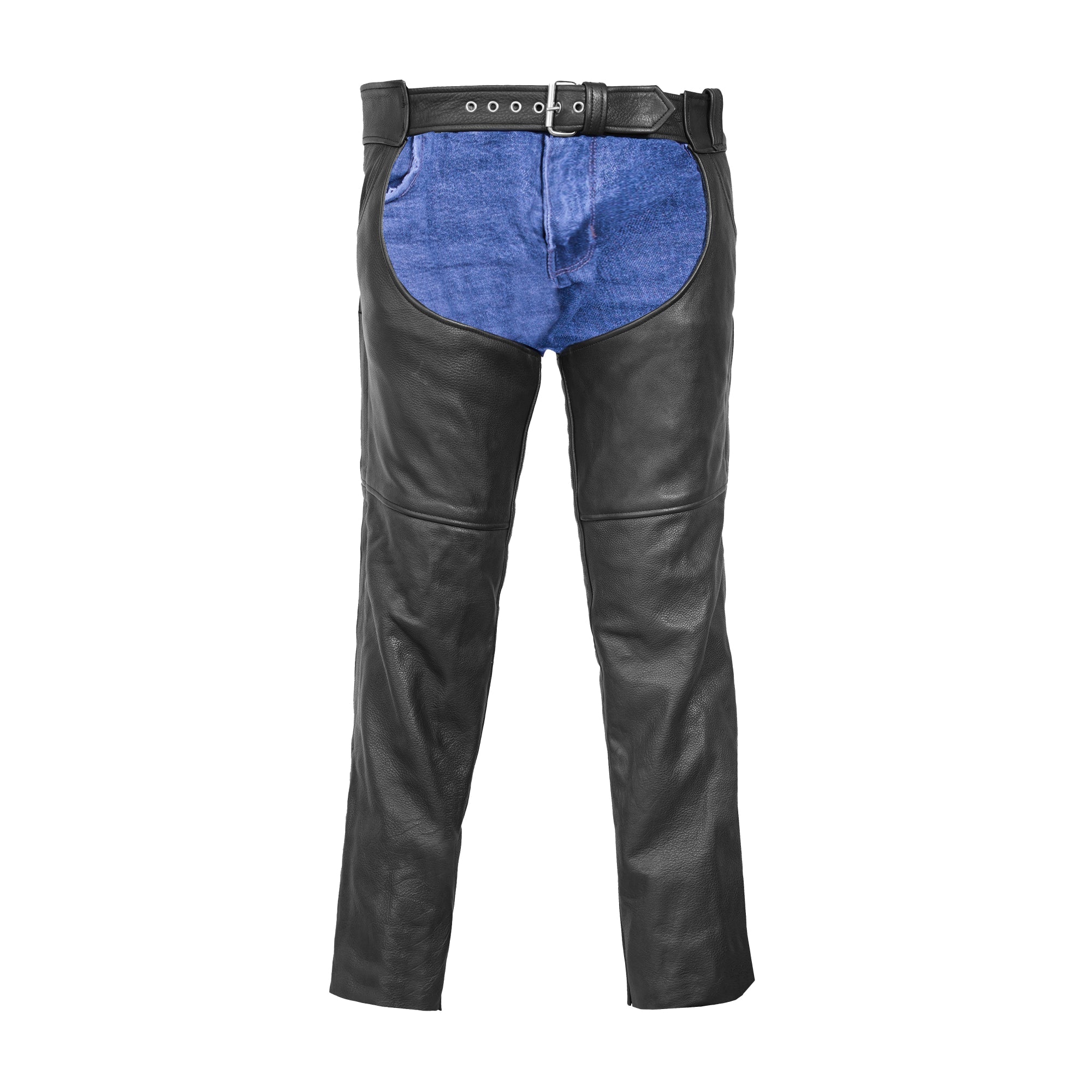 Tall Classic Leather Chaps with Jeans Pockets