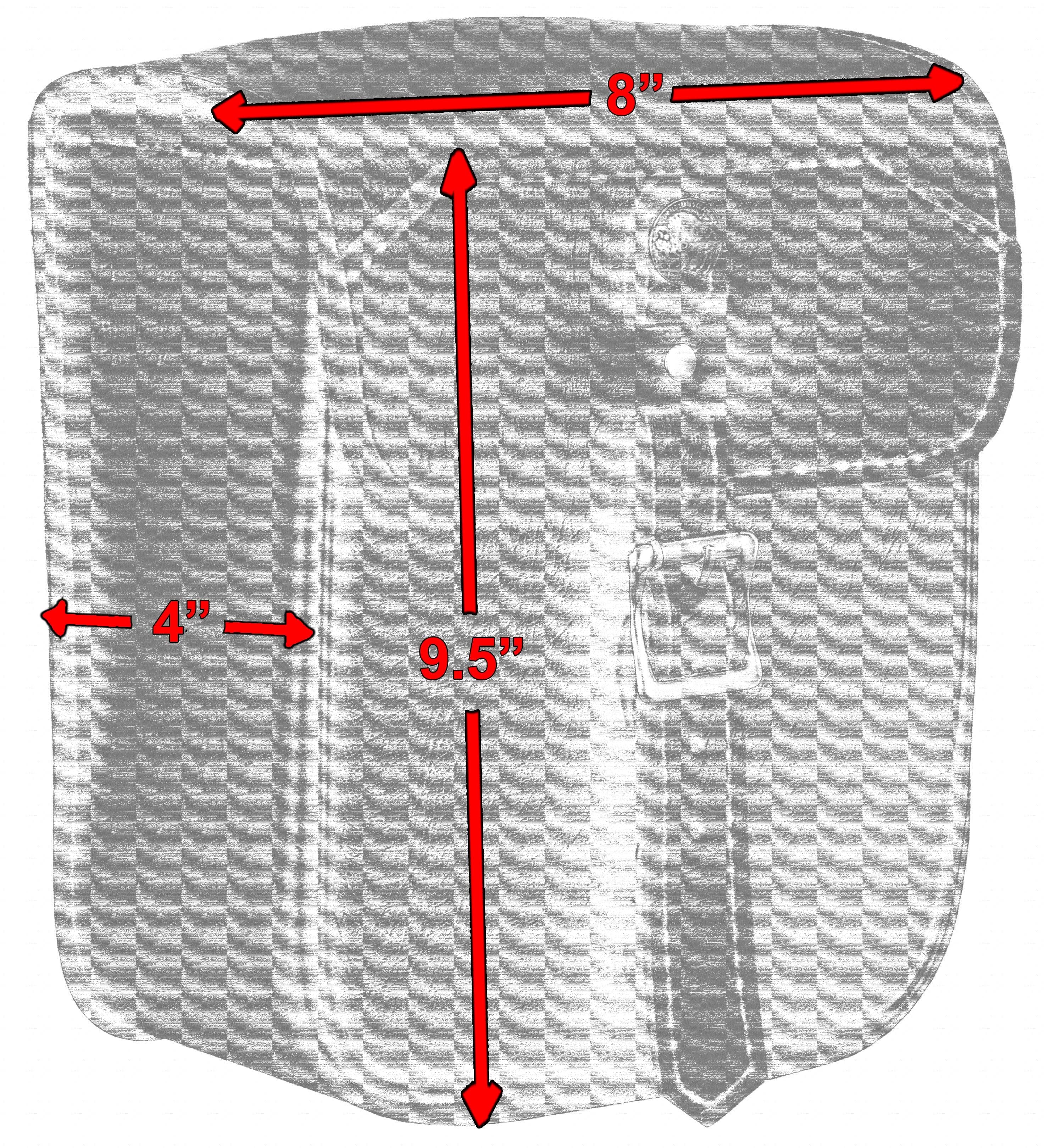 Synthetic Leather Large Tool Bag for Sissybar