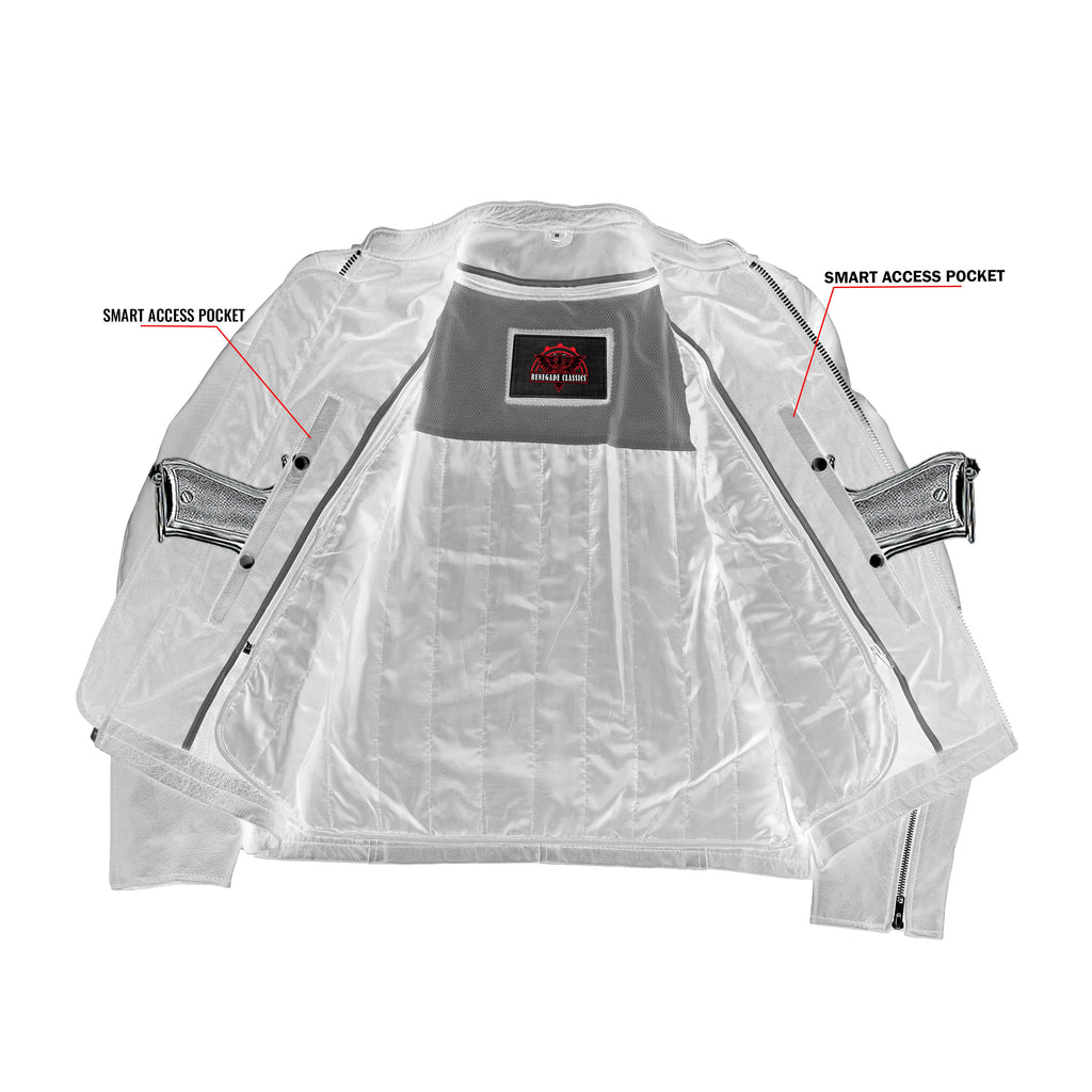 Men's Black Sporty Cruiser Jacket with Removable hood