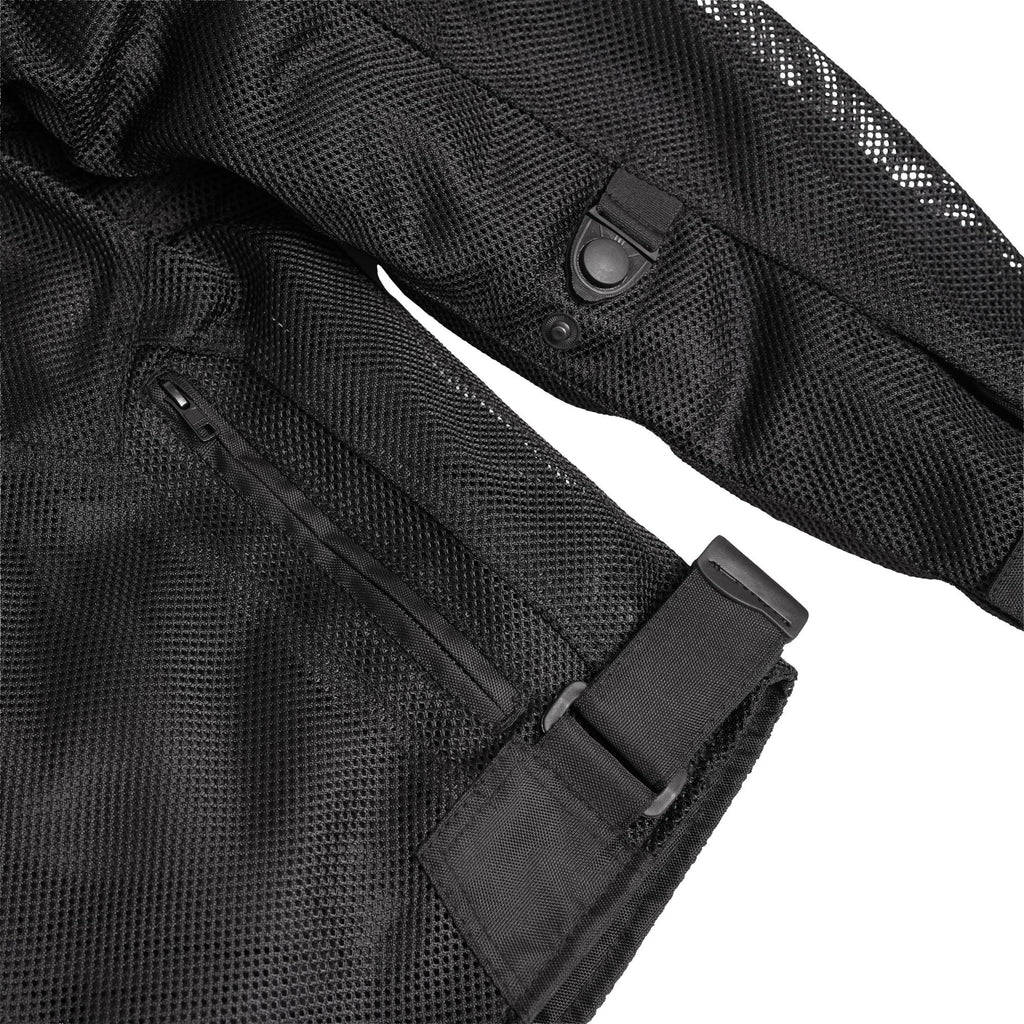 Mens Performance Mesh Motorcycle Jacket – Black