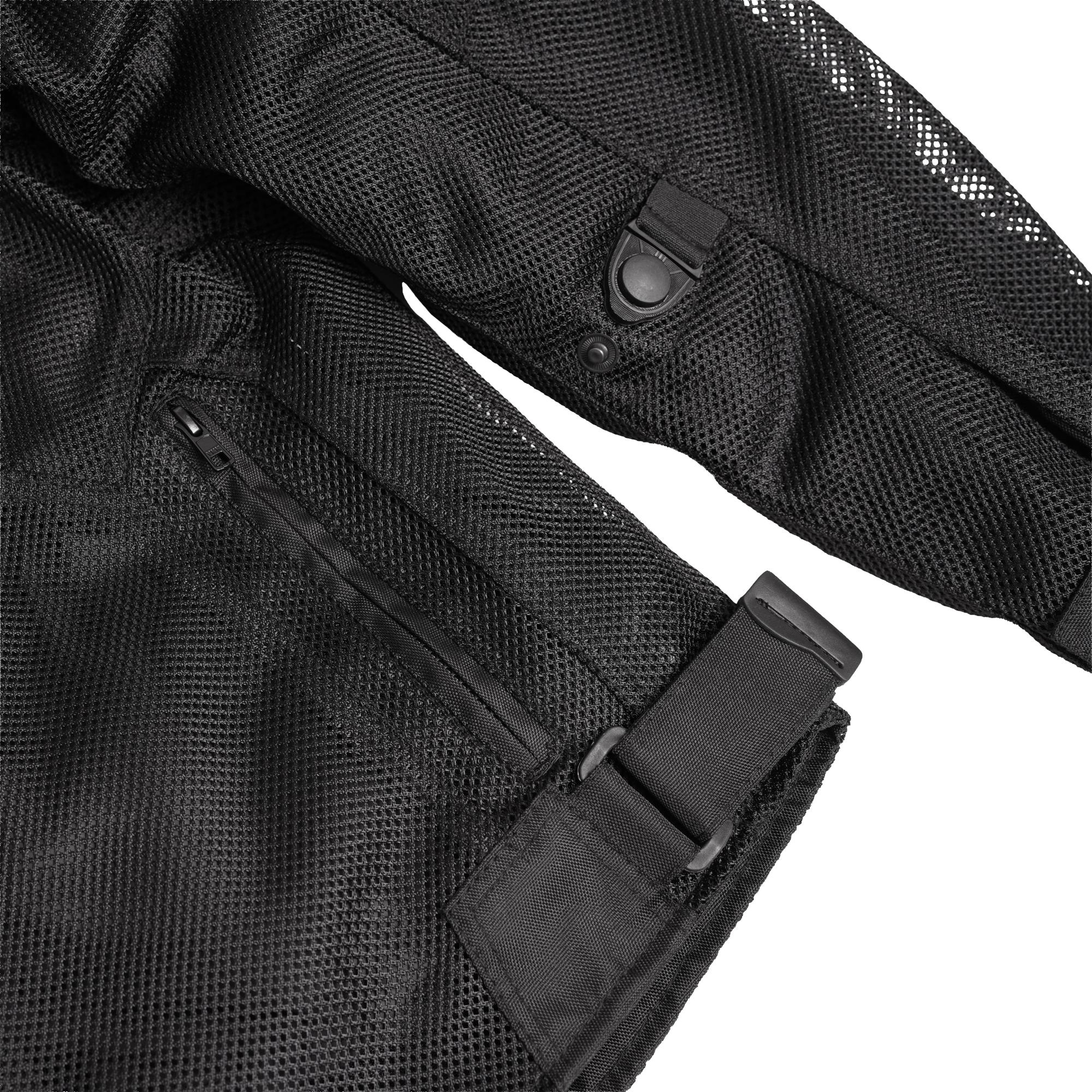 Mens Performance Mesh Motorcycle Jacket – Black