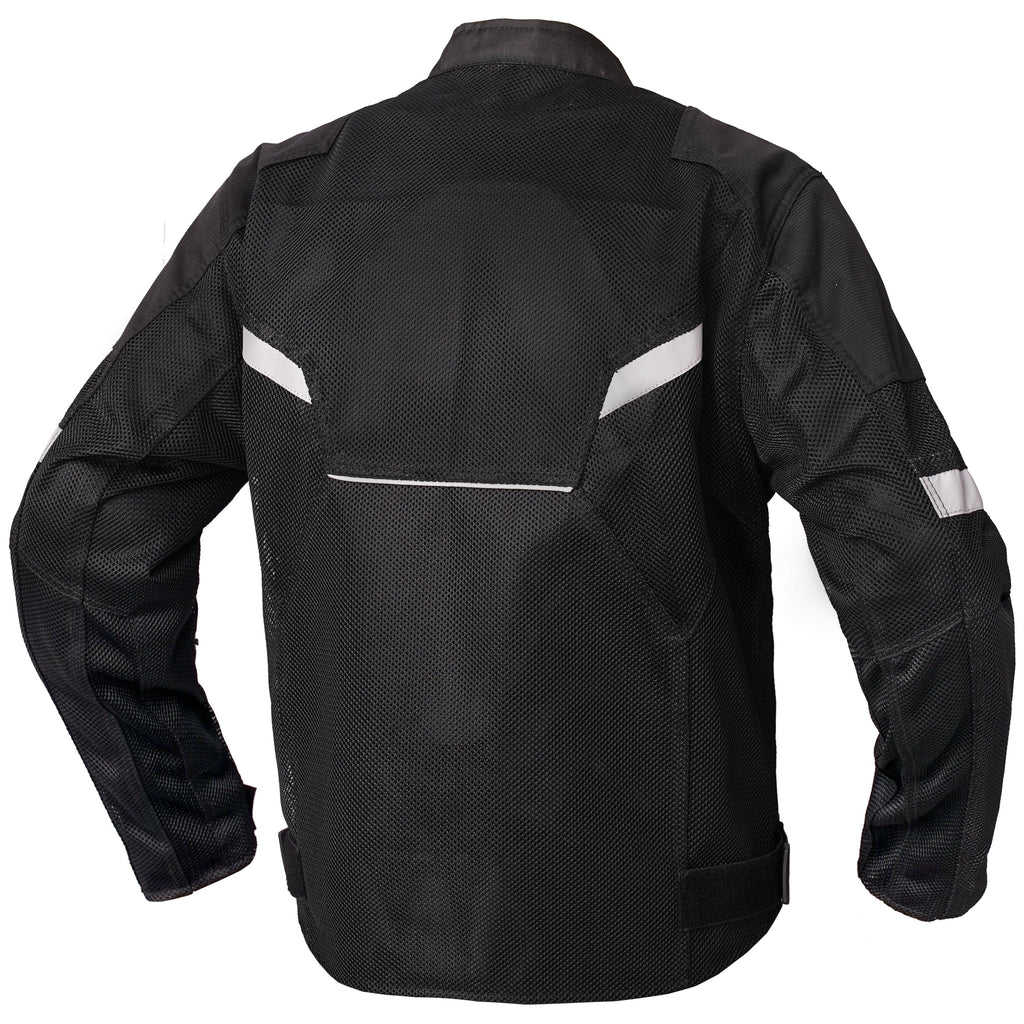 Mens Performance Mesh Motorcycle Jacket – Black