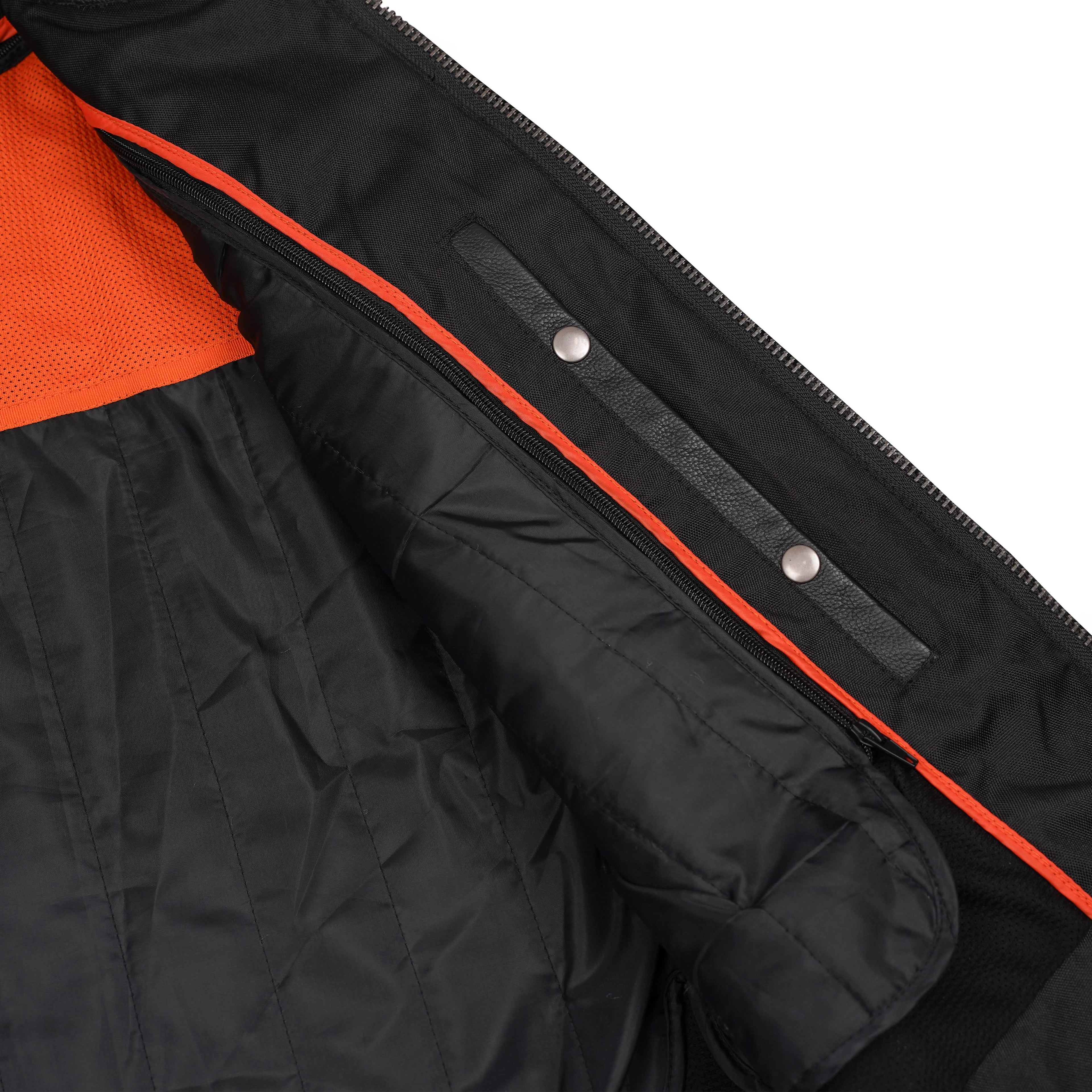 Full Hand Black Leather Motorcycle Jacket