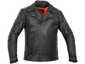 Black Speed Men's Motorcycle Leather Jacket  – Smart Access Pocket