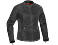Women's Stylish Jacket with Grommet and Lacing Accents