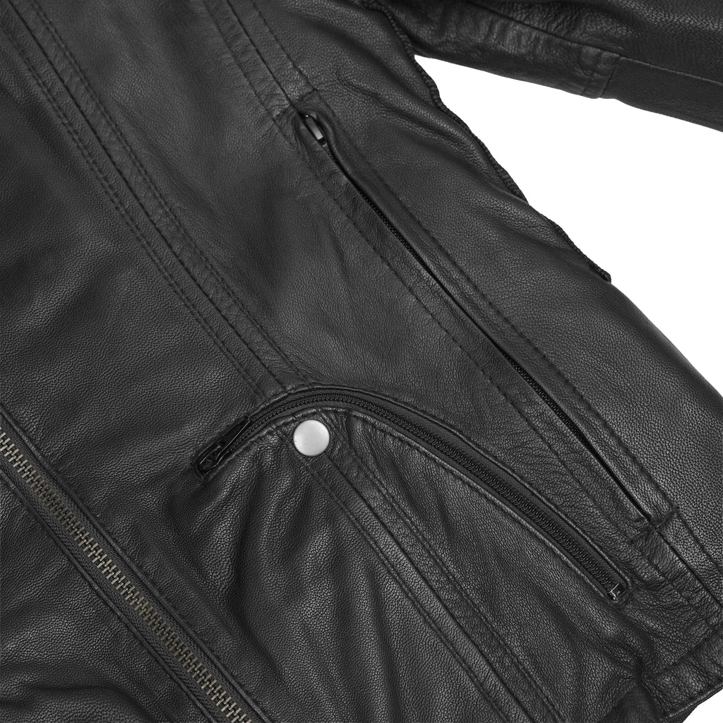 Women's Stylish Jacket with Grommet and Lacing Accents
