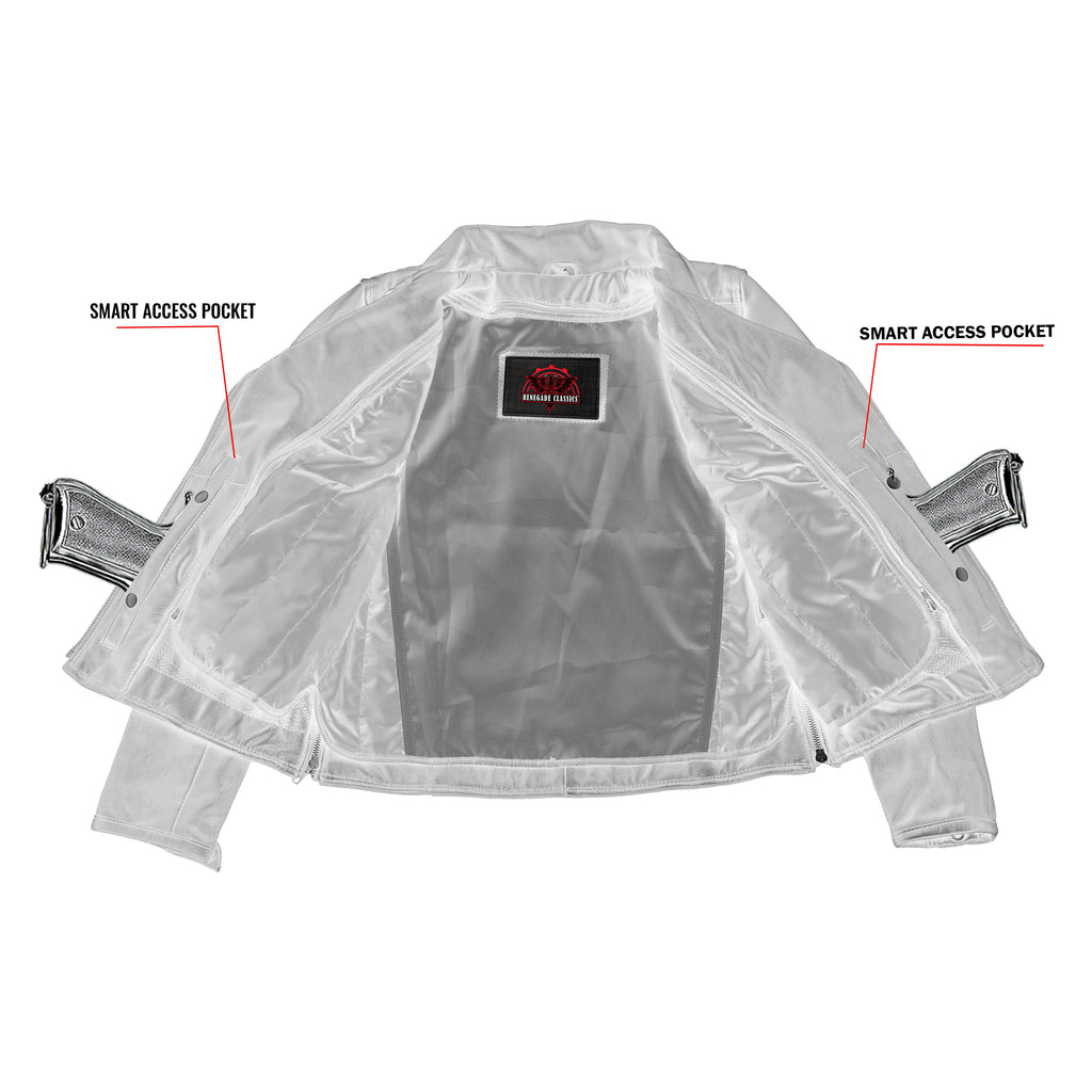 Women's Modern Longer Beltless Biker Jacket