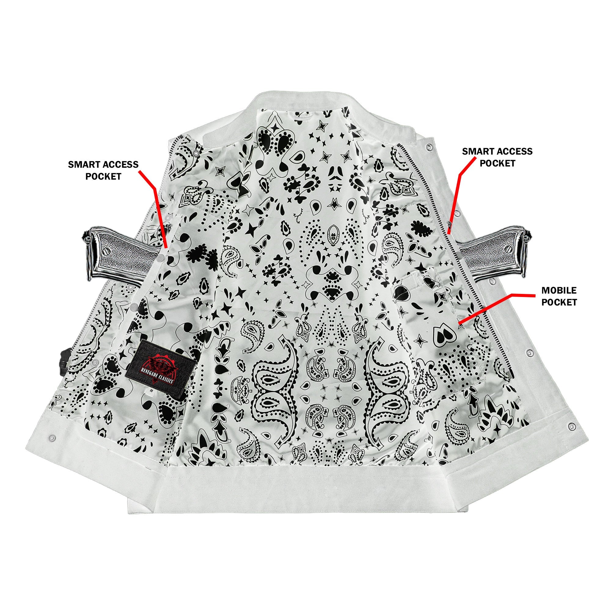 Men's Modern Utility Style Canvas Vest