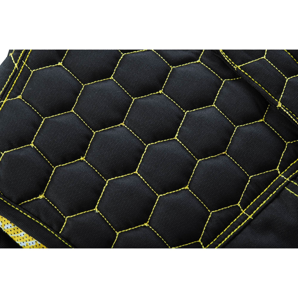 Gloom Gold Men's Black Mesh Textile Vest