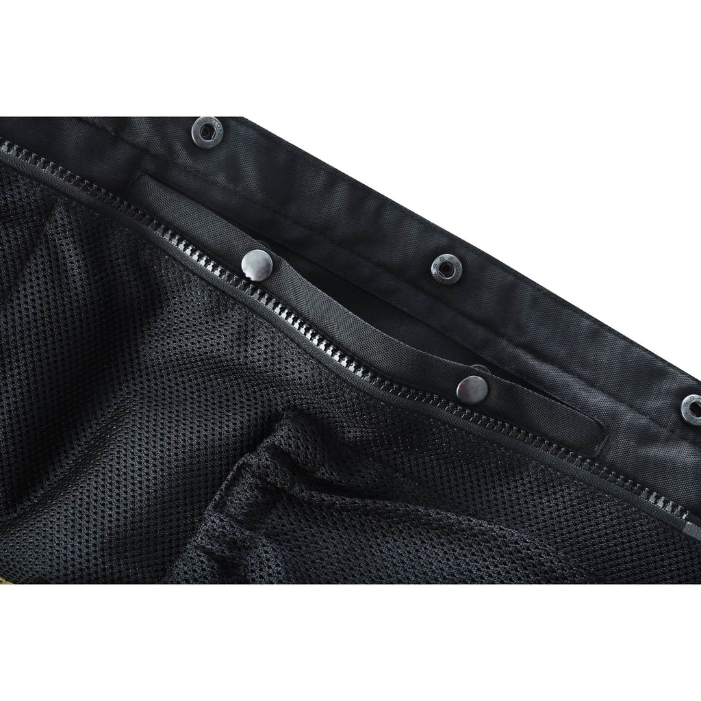 Gloom Gold Men's Black Mesh Textile Vest