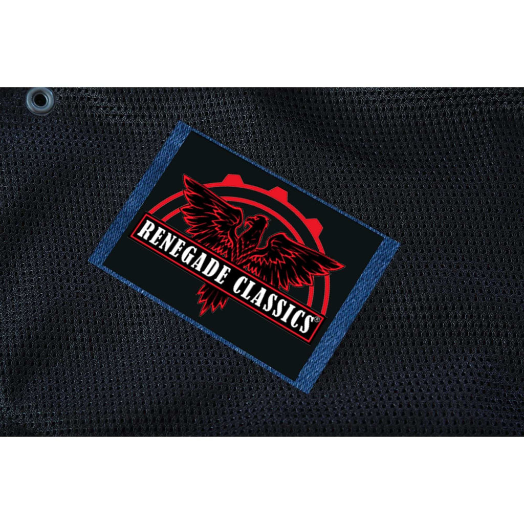 Gloom Gold Men's Black Mesh Textile Vest