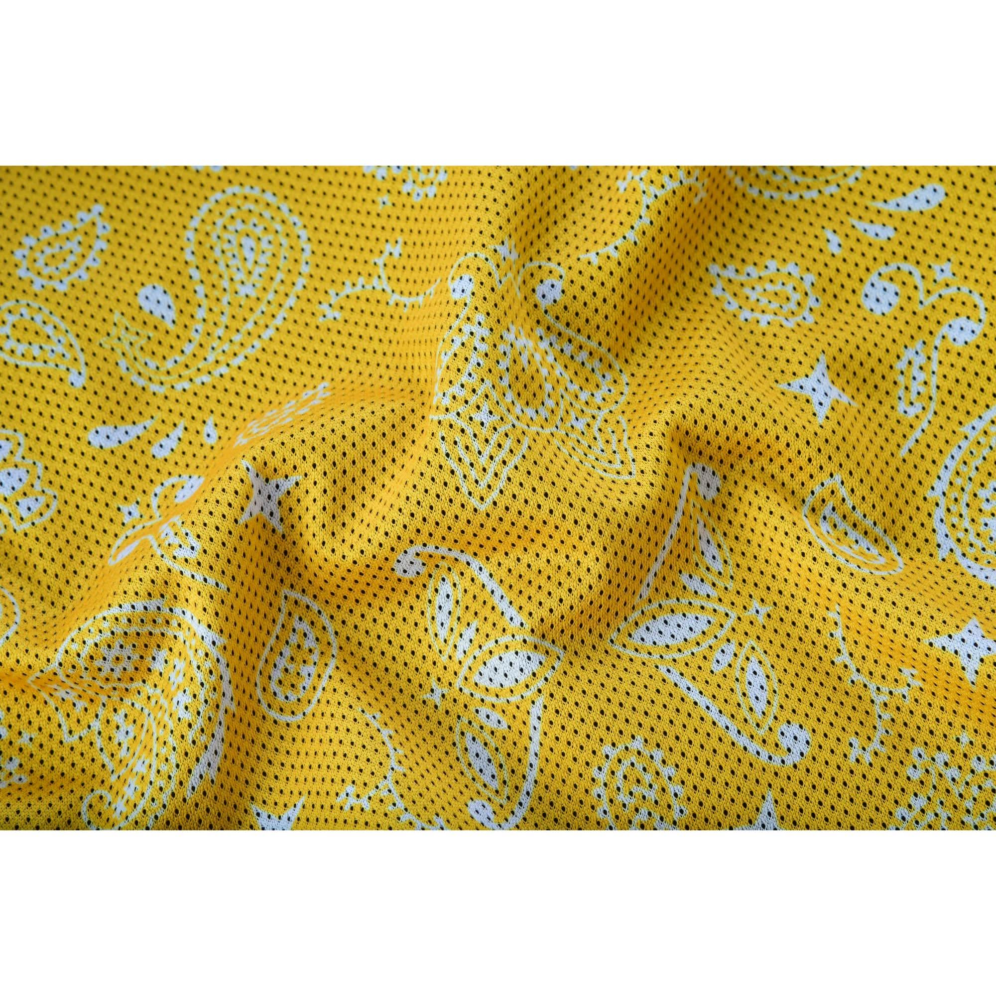 Gloom Gold Men's Black Mesh Textile Vest