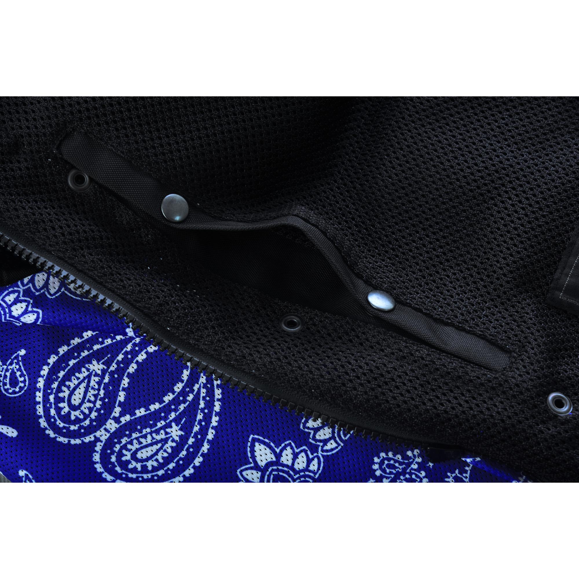 Cold Burn Men's Black Mesh Textile Vest