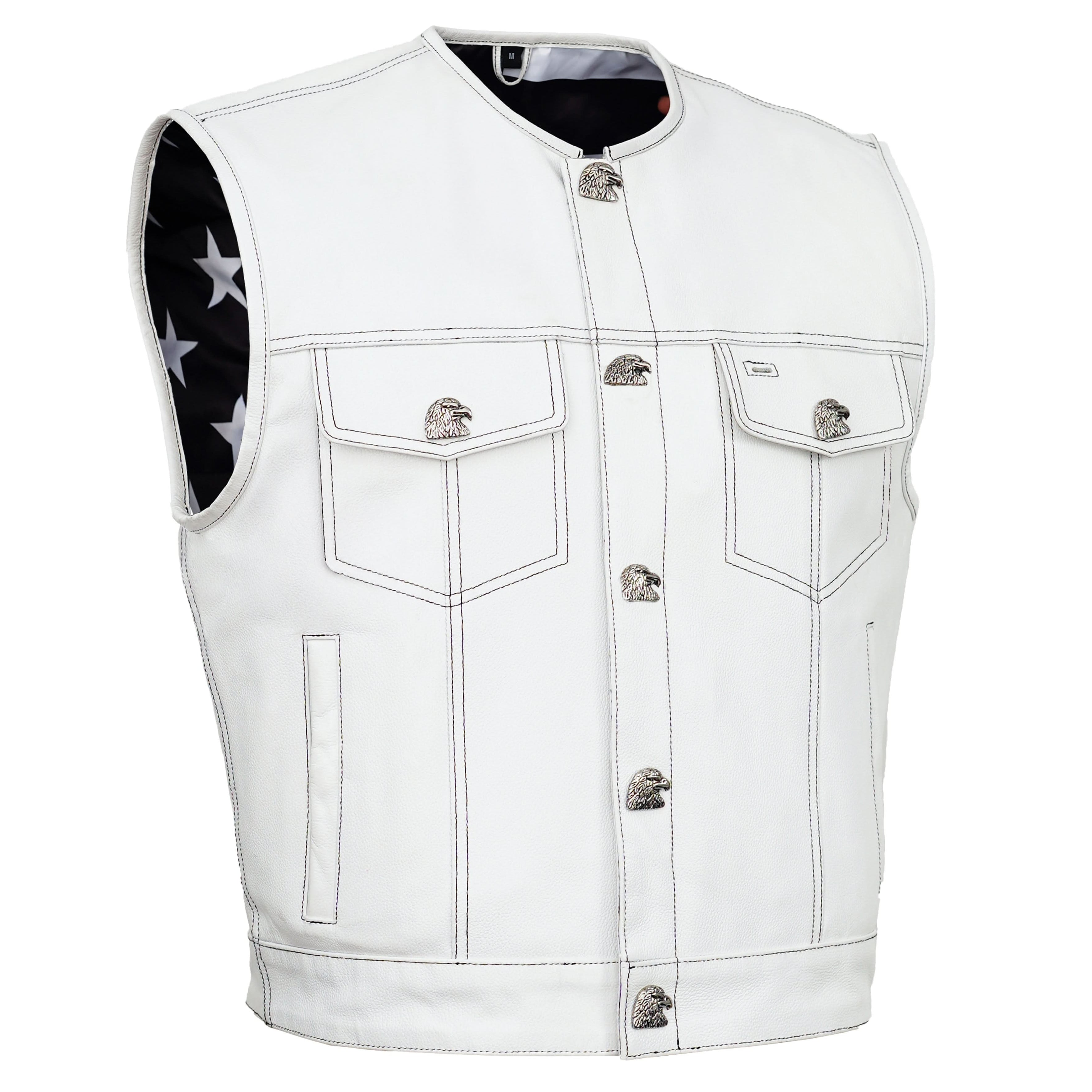 Glory Ride - Lowcut Men's Motorcycle Leather Vest