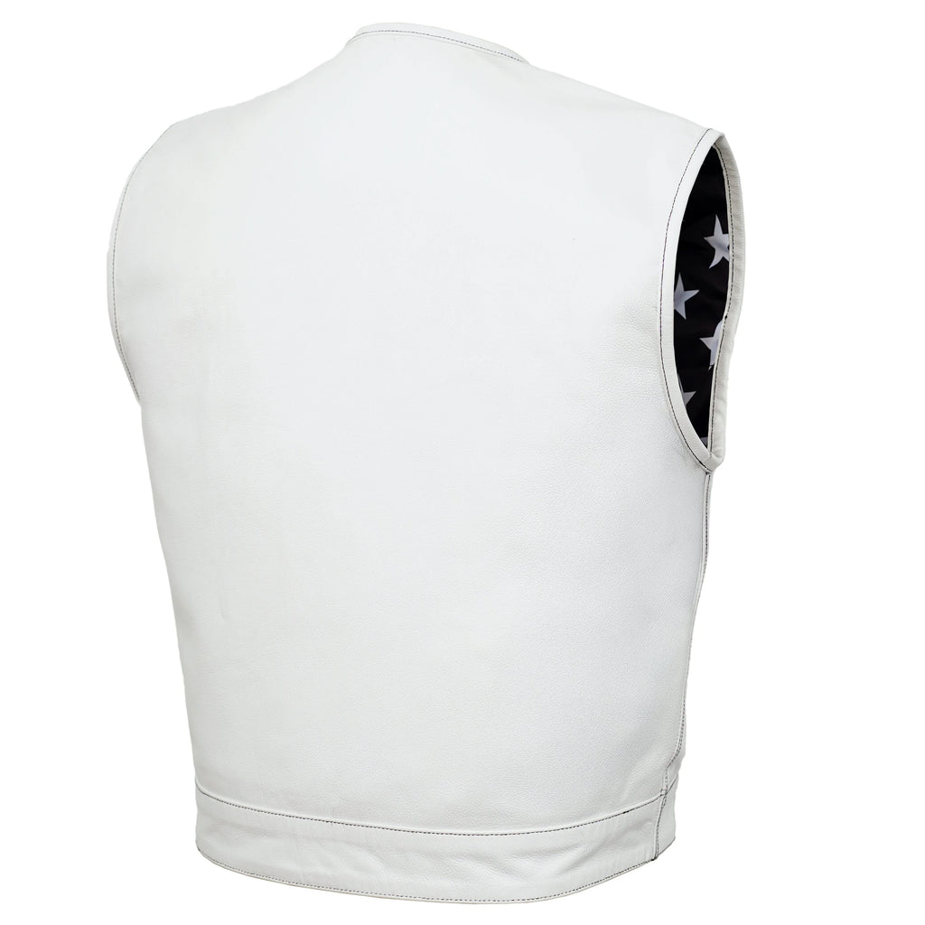 Glory Ride - Lowcut Men's Motorcycle Leather Vest