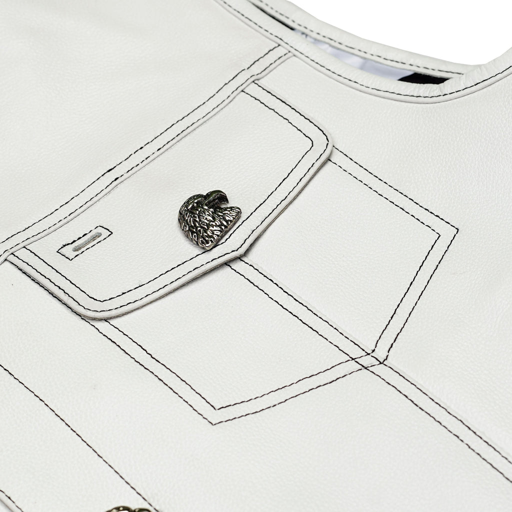 Glory Ride - Lowcut Men's Motorcycle Leather Vest