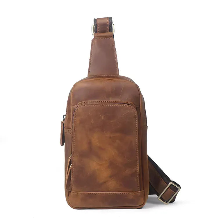 Erling Leather Sling Bag | Crossbody Leather Pack