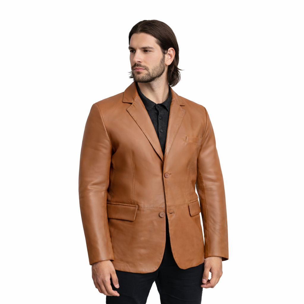 Dom Men's Blazer Leather Jacket