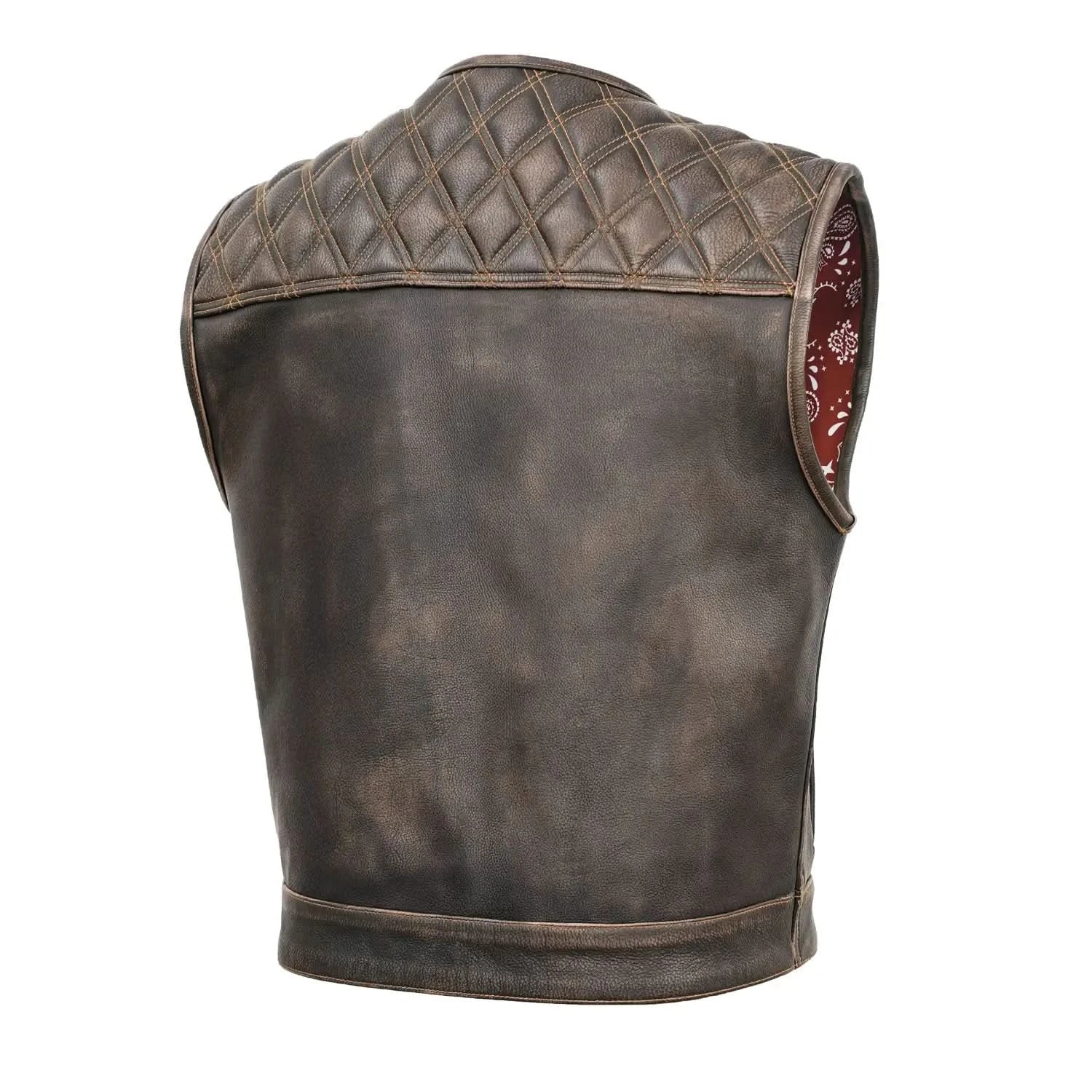 Liberty Knight - Lowcut Blaze Lowside Men's Leather Vest