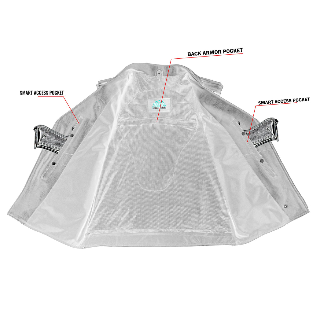 Cruze Motorcycle Leather Vest