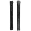 VXP505 Men's Black Universal Vest Expander Panel with Black Oxides Zip (Single Piece)