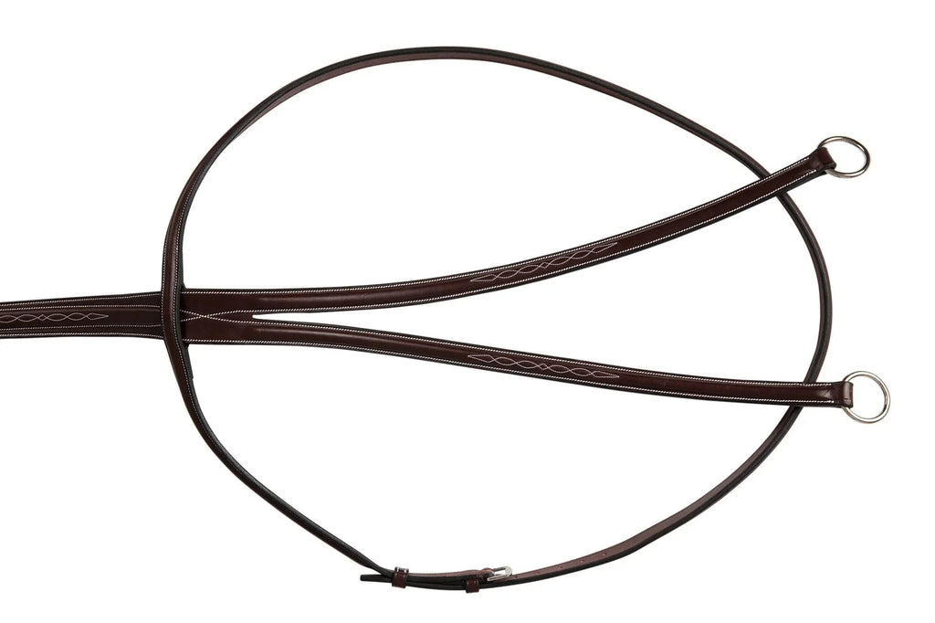 Huntley Equestrian Sedgwick Fancy Stitched Running Martingale, Cob size