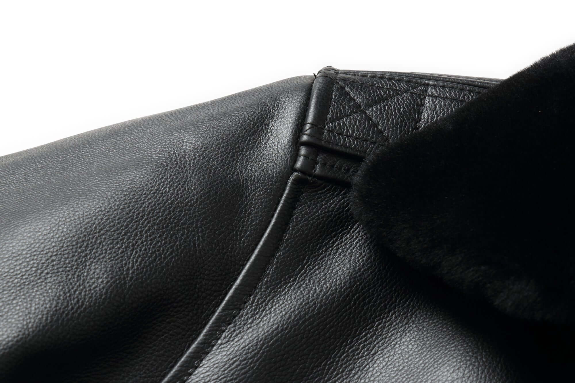 REED Men's Premium Leather Aviator Bomber Jacket - Imported