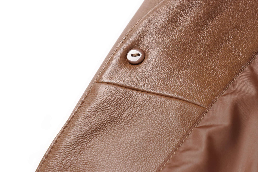 REED Men's Premium Lambskin Leather Blazer Sports Jacket (Imported)