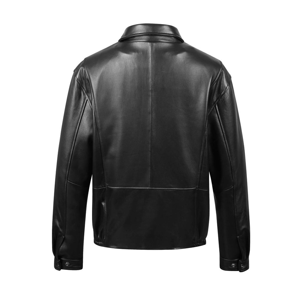 REED Men's New Zealand Lambskin Leather Jacket - Imported
