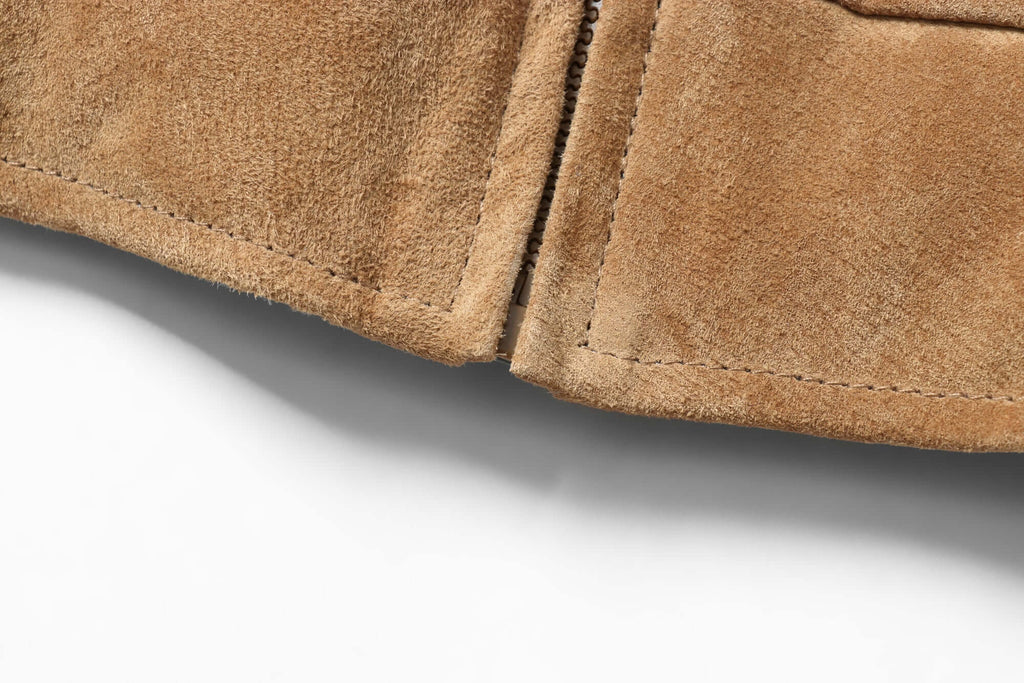 REED Men's Baseball Suede Leather Jacket (Imported)