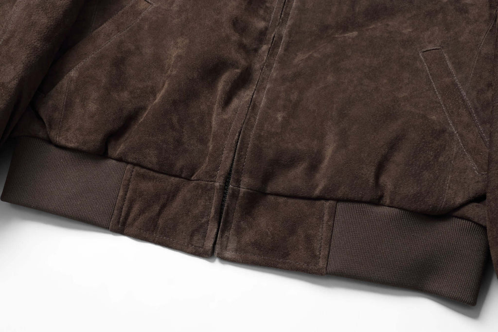 REED Men's Baseball Suede Leather Jacket (Imported)