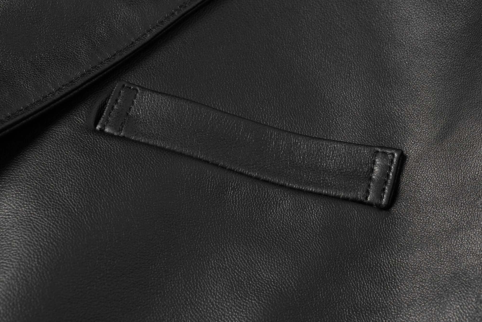 REED Men's Premium Lambskin Leather Blazer Sports Jacket (Imported)