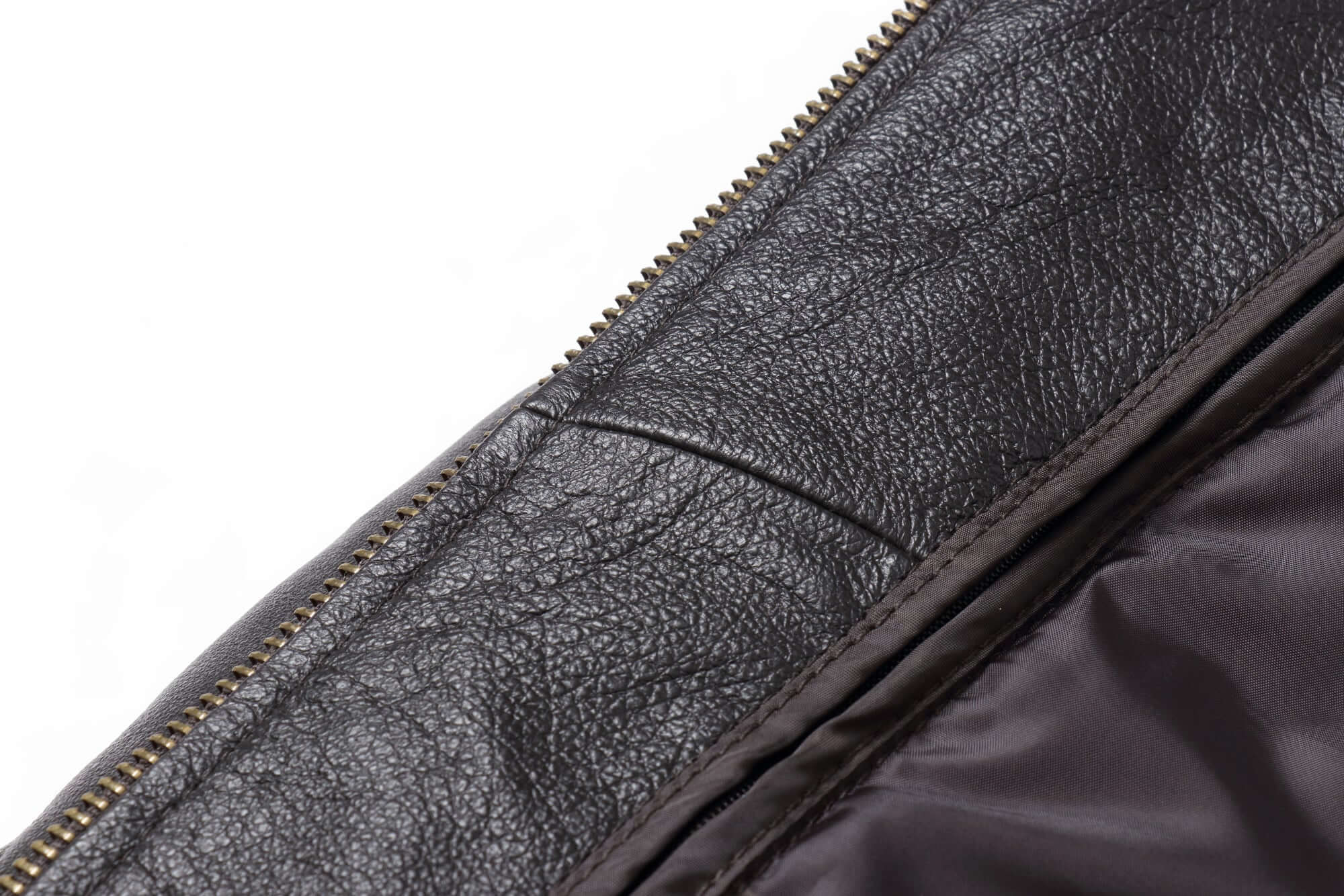 REED Men's Premium Leather Aviator Bomber Jacket - Imported