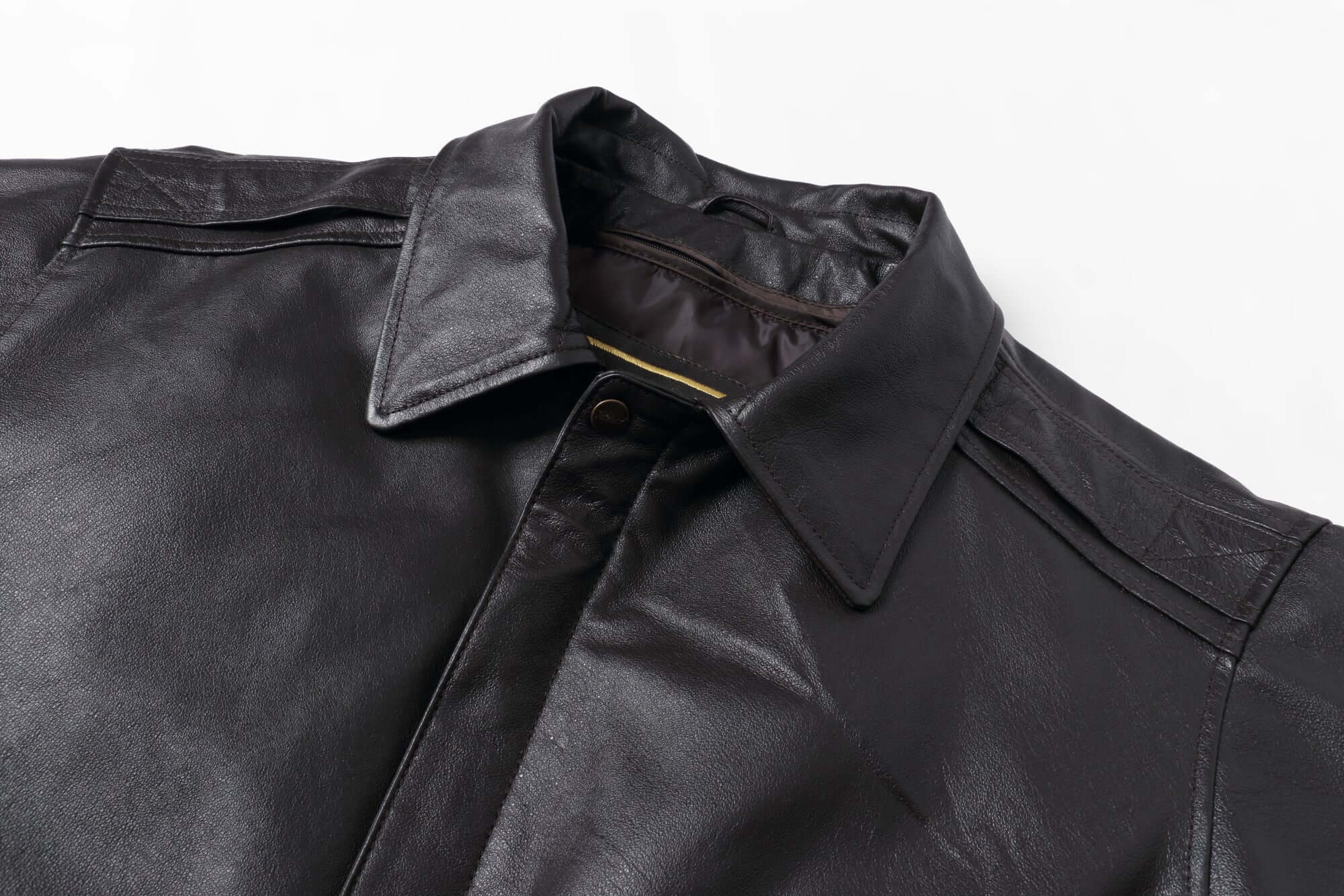 REED Men's Premium Leather Aviator Bomber Jacket - Imported