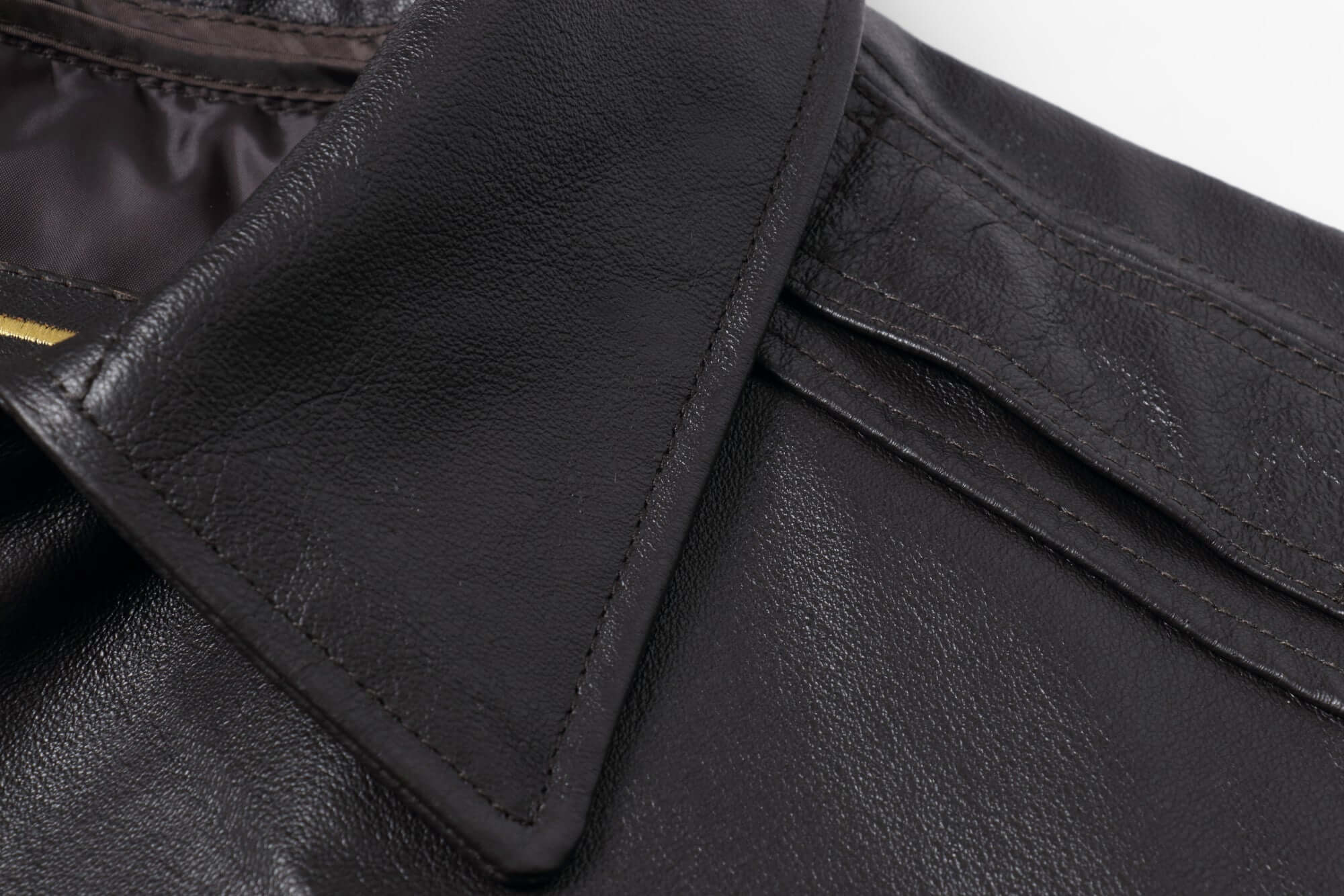 REED Men's Premium Leather Aviator Bomber Jacket - Imported