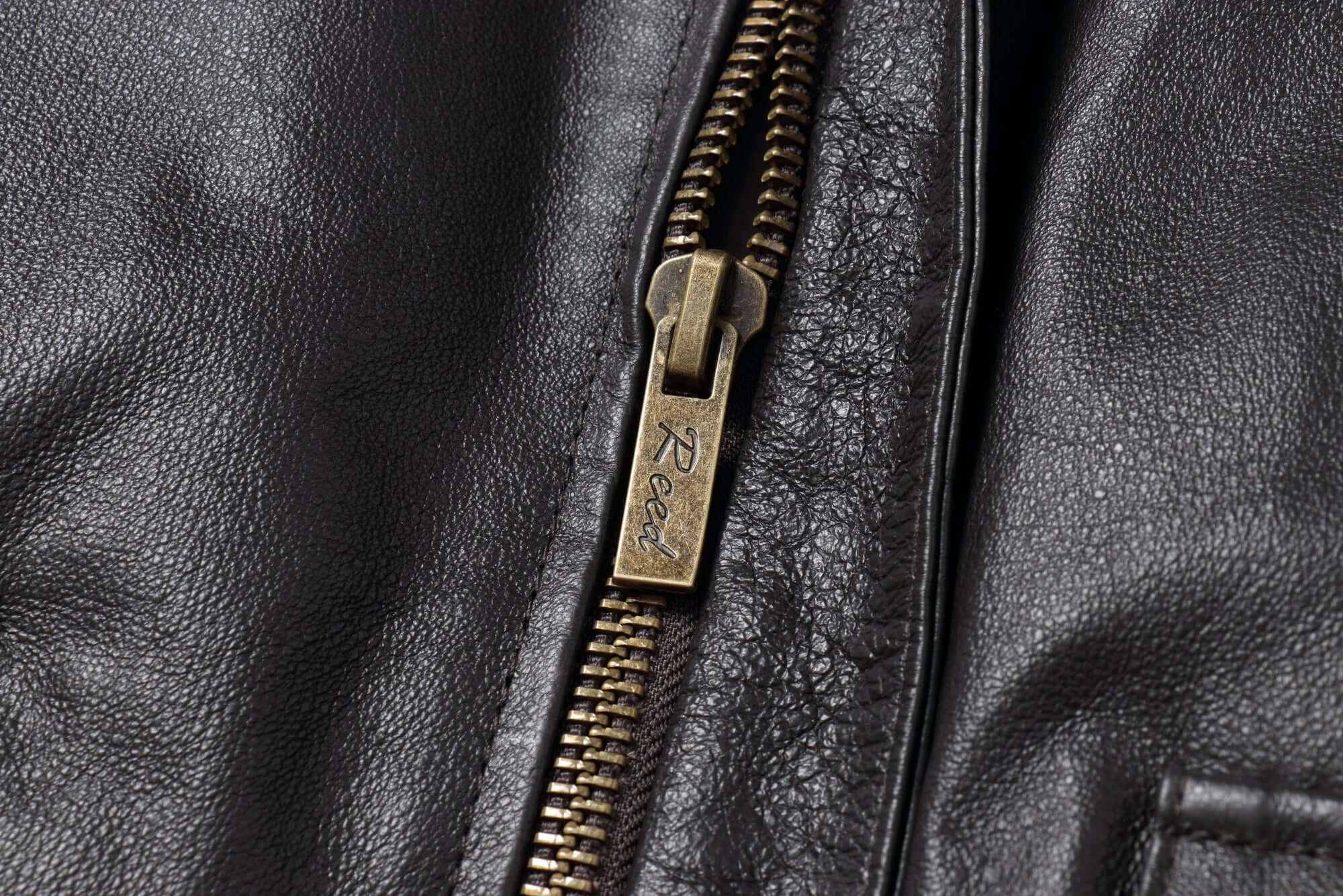 REED Men's Premium Leather Aviator Bomber Jacket - Imported