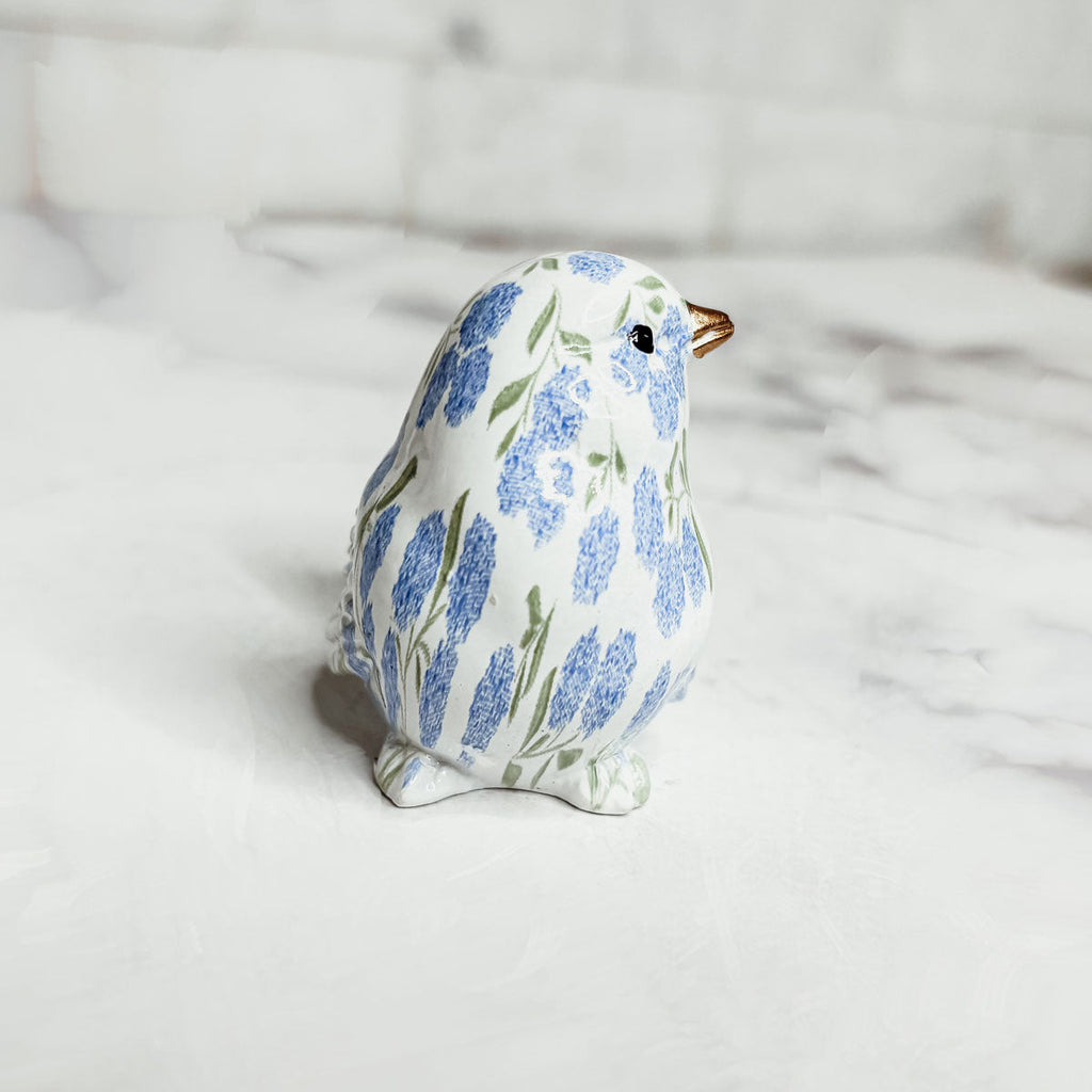 Blue Hydrangea Birds