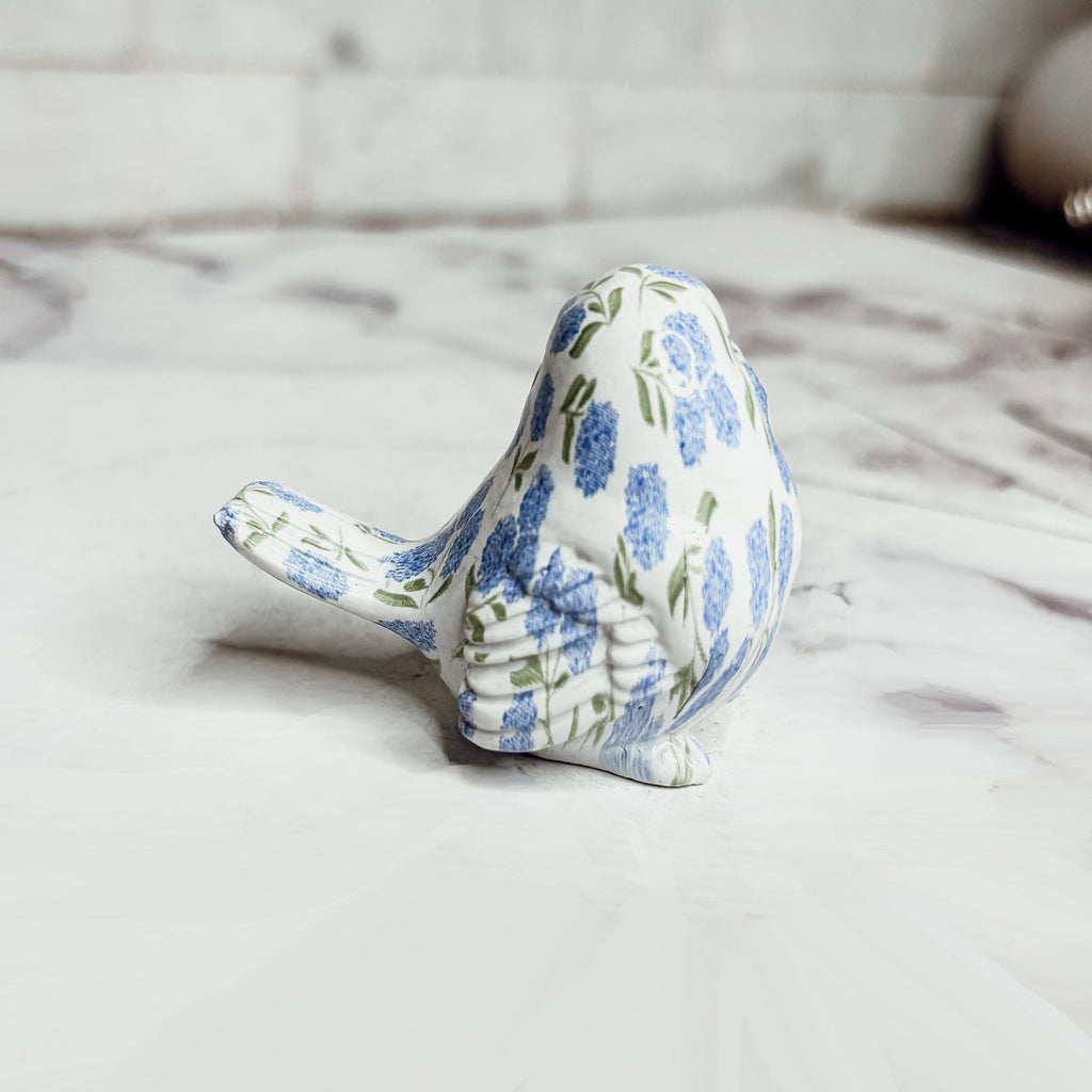 Blue Hydrangea Birds