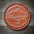 Mammoth California Leather Coaster