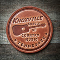 Knoxville Tennessee Leather Coaster