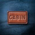 Cabin Leather Magnet Block Style