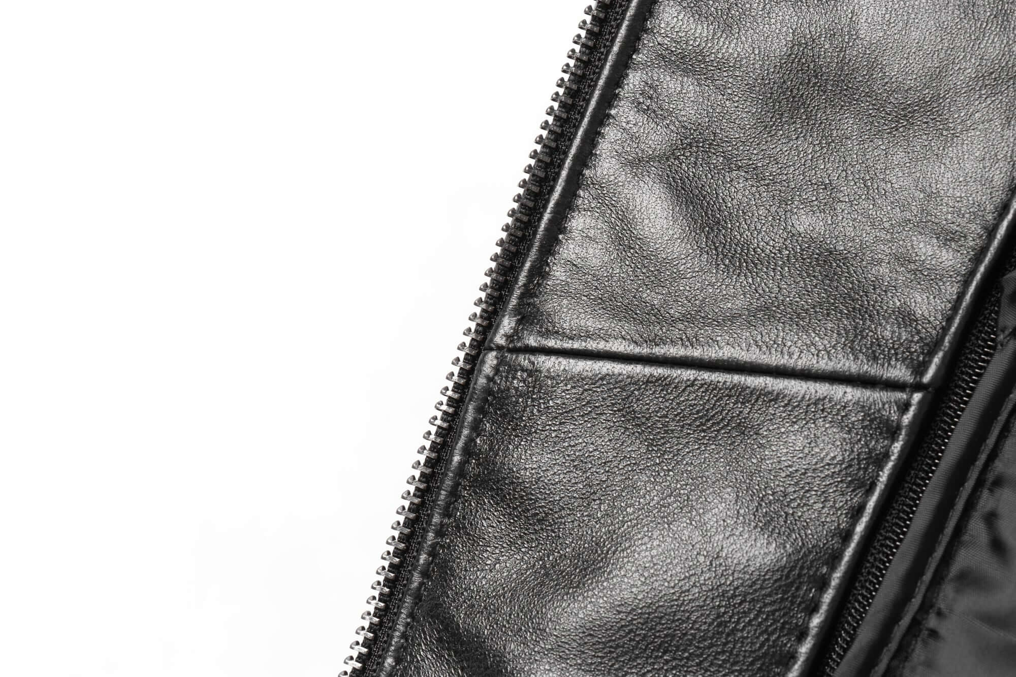REED EST. 1950 Men's Jacket Genuine Lambskin Leather Stand UP Collar Winners Coat - Imported