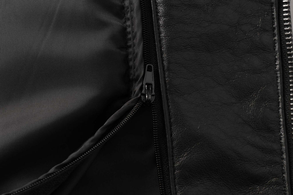 REED EST. 1950 Men's Jacket Genuine Lambskin Leather Stand UP Collar Winners Coat - Imported