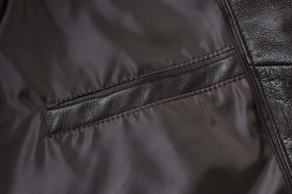 REED EST. 1950 Men's Jacket Genuine Lambskin Leather Stand UP Collar Winners Coat - Imported