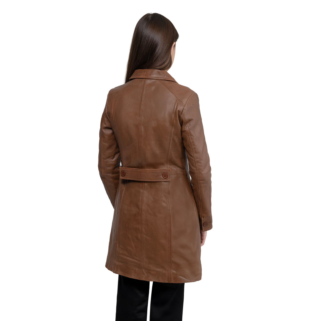 Jammie Women's Fashion Leather Coat