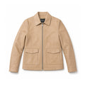 Yolanda Women's Casual Center Zipper Leather Jacket