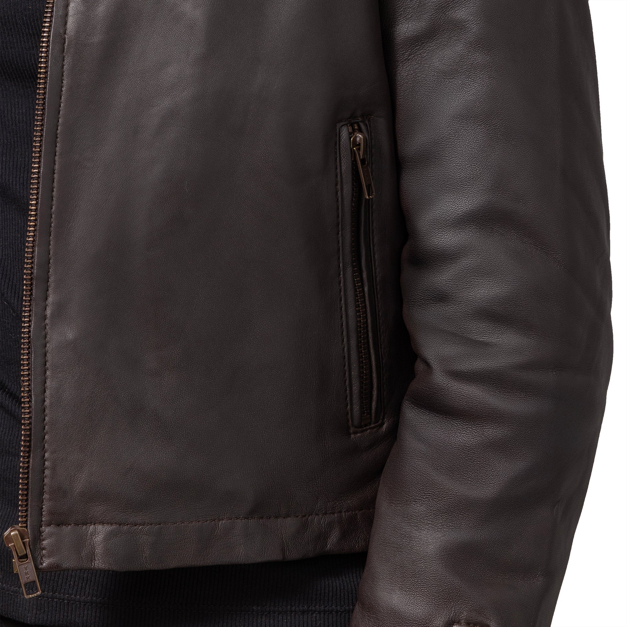 Sadie Women's Bomber Style Leather Jacket