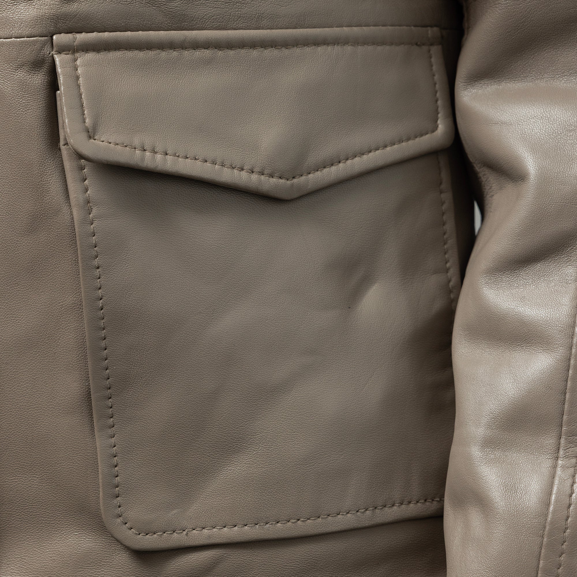 Darlene Women's Casual Cover Snap Leather Jacket